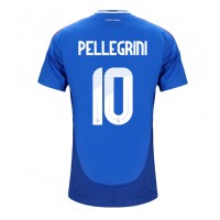 Camiseta Italia Lorenzo Pellegrini #10 Primera Equipación Eurocopa 2024 manga corta